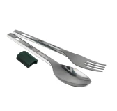 Termos obiadowy Esbit Classic Food Jug 0,75 l Forest Green z zestawem sztućców