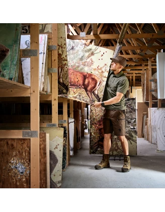 Spodenki Harkila Fjell Dark earth / shadow brown 56