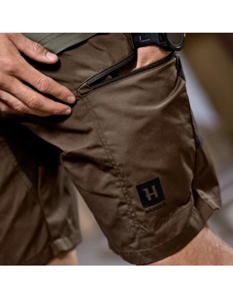 Spodenki Harkila Fjell Dark earth / shadow brown 56