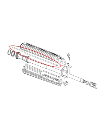 Rurka Gazowa Eemann Tech AR-15 (MID-length) - imag24.pl