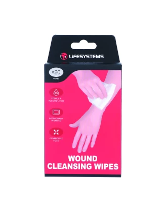 Lifesystems Cleansing Wipes 20 szt. - Chusteczki Oczyszczające do Ran