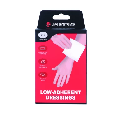Opatrunki Lifesystems Low Adherent Dressings - 8 sztuk