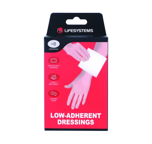 Opatrunki Lifesystems Low Adherent Dressings - 8 sztuk
