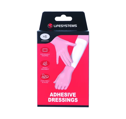 Opatrunki przylegające Lifesystems Adherent Dressings - 6 sztuk