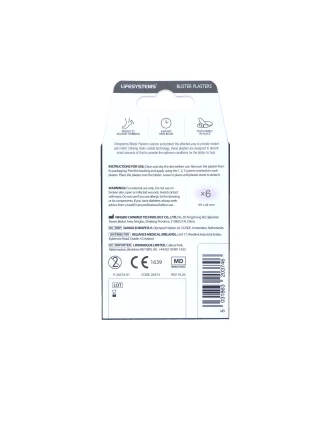 Plastry na odciski Lifesystems Blister Plasters 6 Pack