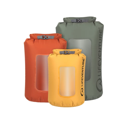 Lifeventure Stormlight Window Dry Bag Multipack – Zestaw 3 Worków Wodoszczelnych z Oknem | imag24.pl