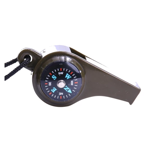 Gwizdek survivalowy Fosco 3w1 z kompasem i termometrem