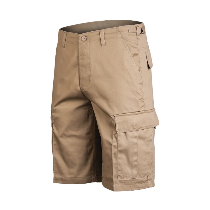 Bermudy Męskie Mil-Tec Khaki 2XL – Szybkoschnące Bojówki Outdoor