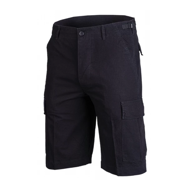 Bermudy męskie Mil-Tec Ripstop czarne XL
