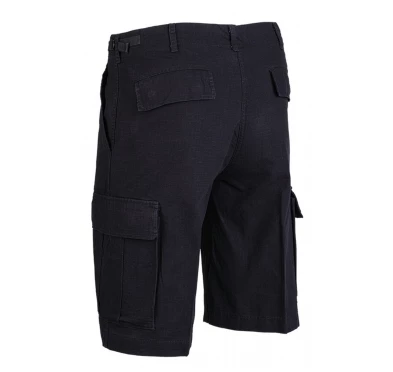 Bermudy męskie Mil-Tec Ripstop czarne XL