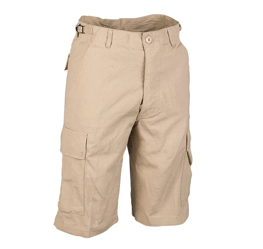 Bermudy męskie Mil-Tec Ripstop khaki – wytrzymałe szorty outdoor
