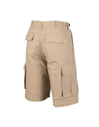 Bermudy Męskie Mil-Tec Ripstop Khaki - Wytrzymałe Spodenki Bojówki