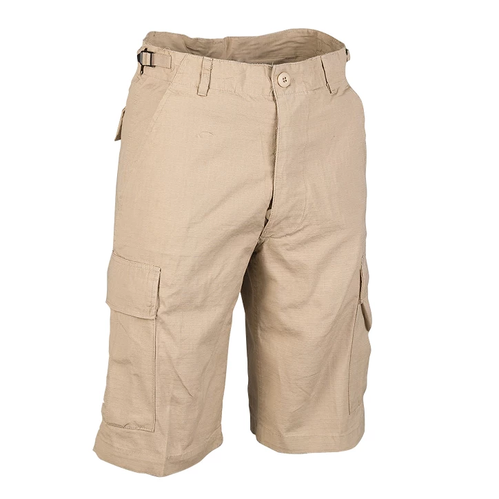 Bermudy męskie Mil-Tec Ripstop khaki XL – Trwałe Spodenki Outdoor