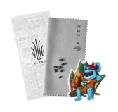 Nóż składany Kizer Coywolf Ki3685A1 – Damasceńska Stal, Tytan/Karbon