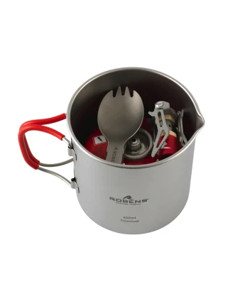 Robens Fire Wisp Solo 650 ml - Tytanowy Zestaw do Gotowania | imag24.pl