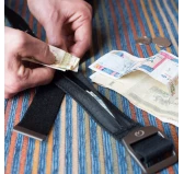 Pasek z kieszonką Lifeventure Travel Money Belt - black