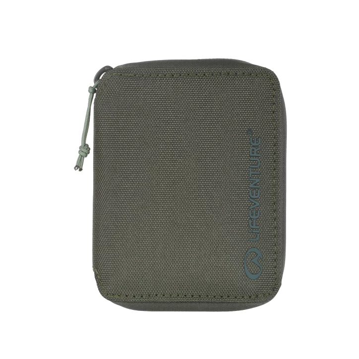 Portfel antykradzieżowy Lifeventure Recycled RFiD Bi-Fold Wallet - olive