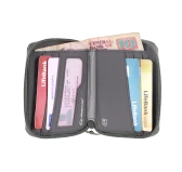 Portfel antykradzieżowy Lifeventure Recycled RFiD Bi-Fold Wallet - olive
