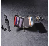 Portfel antykradzieżowy Lifeventure Recycled RFiD Bi-Fold Wallet - olive