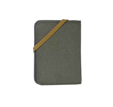 Portfel antykradzieżowy Lifeventure Recycled RFiD Card Wallet - olive