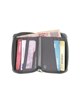 Portfel antykradzieżowy Lifeventure Recycled RFiD Card Wallet - olive