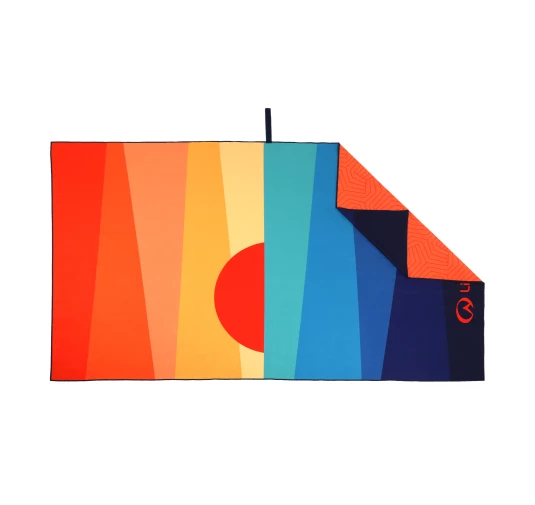 Ręcznik turystyczny Lifeventure Recycled SoftFibre Trek Towel Giant - sun