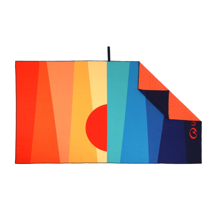 Ręcznik turystyczny Lifeventure Recycled SoftFibre Trek Towel Giant - sun