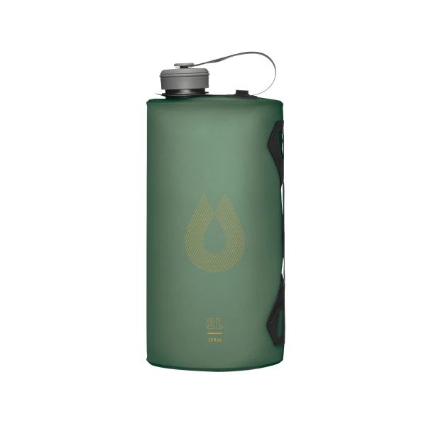 HydraPak Seeker Bottle 2L Sage Green – Składany Bukłak na Wodę