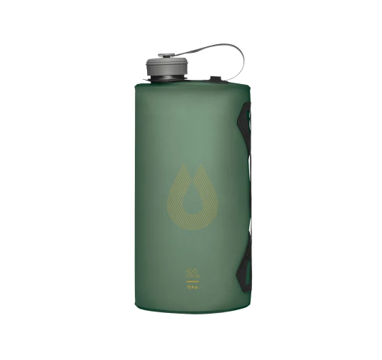 HydraPak Seeker Bottle 2L Sage Green – Składany Bukłak Wodny do Outdooru | imag24.pl