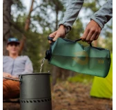 HydraPak Seeker Bottle 2L Sage Green – Składany Bukłak na Wodę