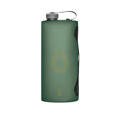 HydraPak Seeker Bottle 3L Sage Green - Składany Bukłak na Wodę
