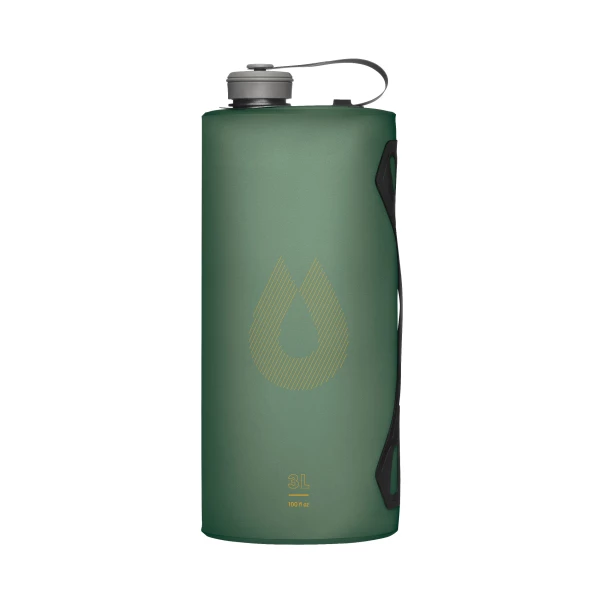 HydraPak Seeker Bottle 3L Sage Green - Składany Bukłak na Wodę