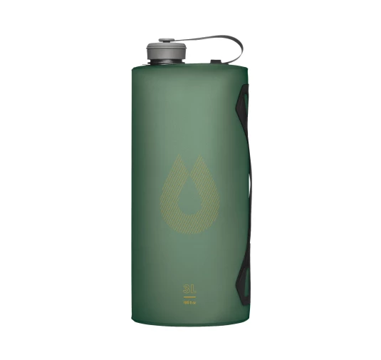 HydraPak Seeker Bottle 3L Sage Green - Składany Bukłak na Wodę