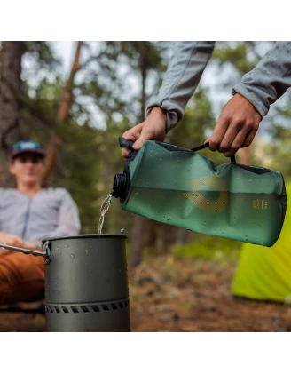 HydraPak Seeker Bottle 3L Sage Green - Składany Bukłak na Wodę