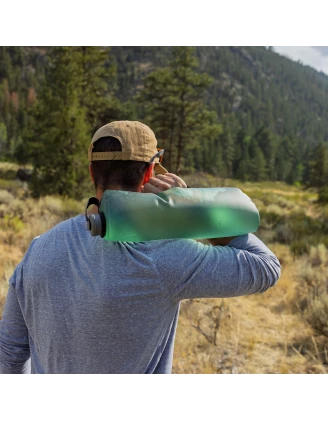 HydraPak Seeker Bottle 4L Sage Green - Składany Bukłak na Wodę | imag24.pl
