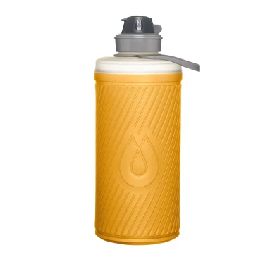 HydraPak Flux Bottle 1 L Golden Yellow - Składana Butelka Outdoor