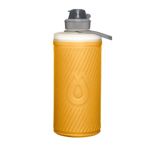 HydraPak Flux Bottle 1 L Golden Yellow - Składana Butelka Outdoor