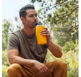 HydraPak Flux Bottle 1 L - składana butelka outdoor golden yellow