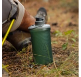 HydraPak Flux Bottle 1,5 L Sage Green - Składana Butelka Turystyczna