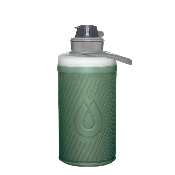 HydraPak Flux Bottle 750 ml Sage Green – Składana Butelka Turystyczna