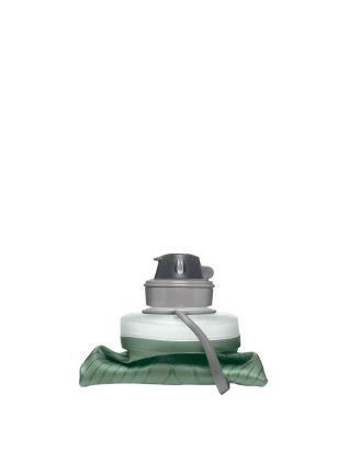 HydraPak Flux Bottle 750 ml Sage Green – Składana Butelka Turystyczna