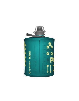 HydraPak Stow Bottle 500 ml Glacier Blue - składana butelka turystyczna | imag24.pl