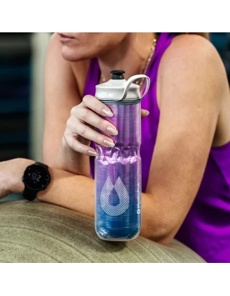 HydraPak Polar Sport 600 ml – Termiczna Butelka na Wodę Czarna