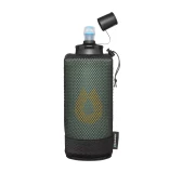 Miękka butelka HydraPak PackFlask Kit 500 ml w kieszonce - sage green