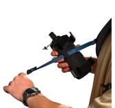 Miękka butelka HydraPak PackFlask Kit 500 ml w kieszonce - sage green