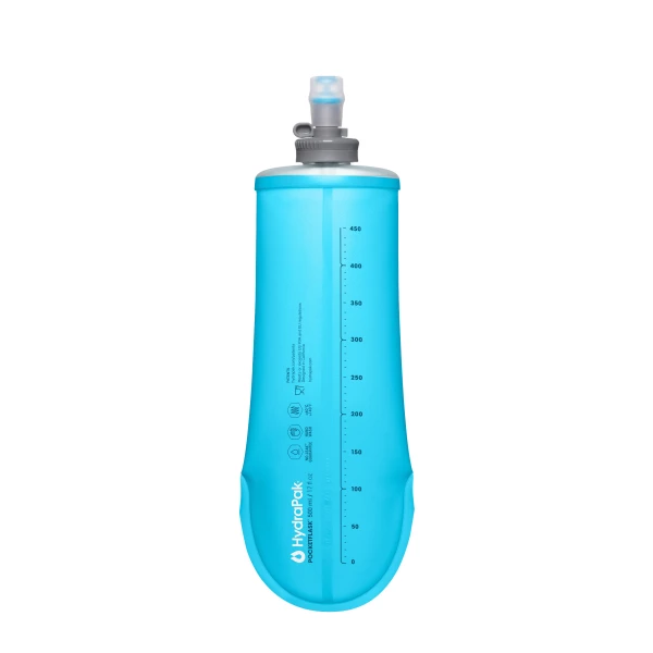Miękka butelka na wodę HydraPak PocketFlask 500 ml malibu blue