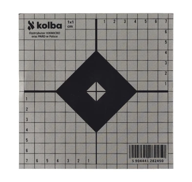 Naklejka odblaskowa do przystrzeliwania termowizji 15x15 cm