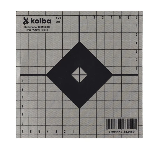 Naklejka odblaskowa do przystrzeliwania termowizji 15x15 cm