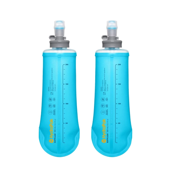 Zestaw miękkich butelek HydraPak PocketFlask 250 ml 2 Pack - malibu blue