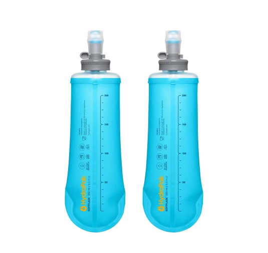 Zestaw miękkich butelek HydraPak PocketFlask 250 ml 2 Pack - malibu blue